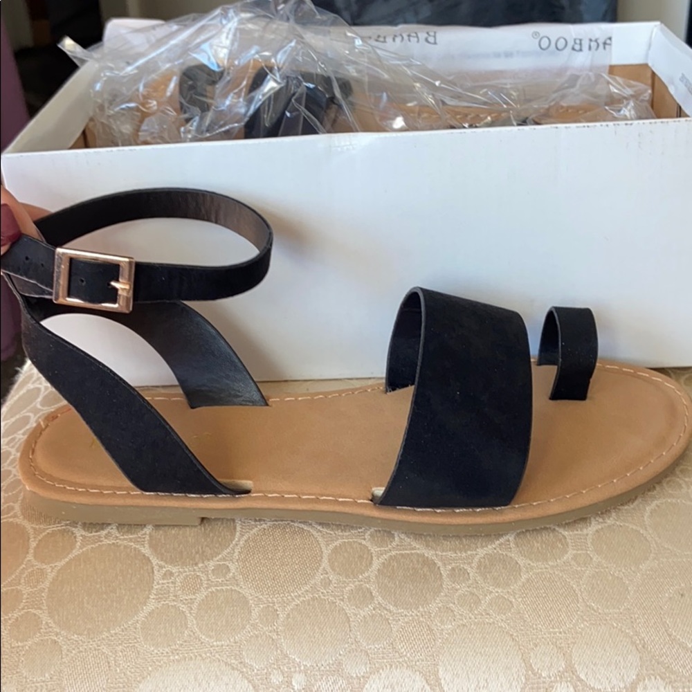 Strapped Flat Sandals